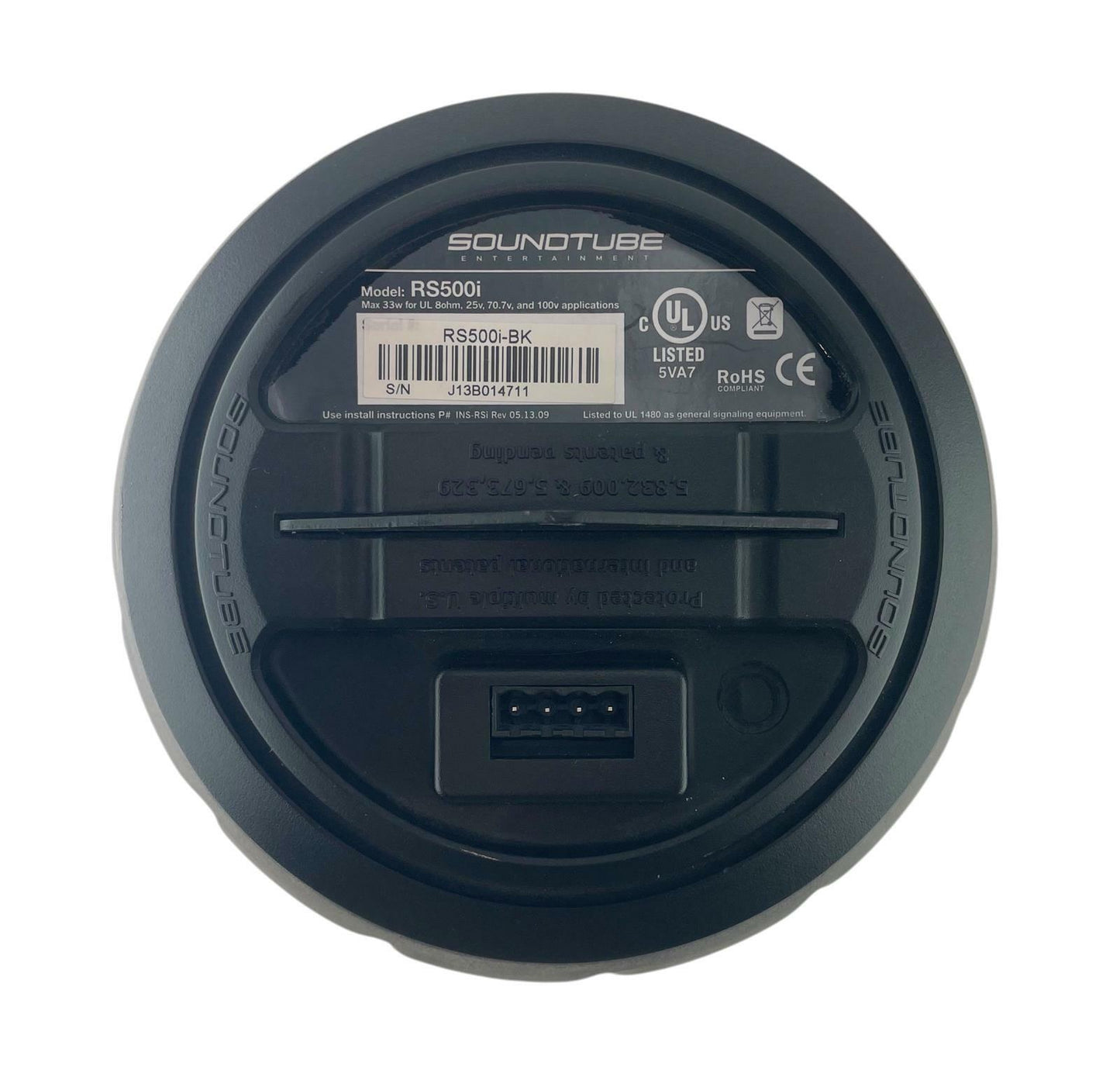 Soundtube RS500i-BK 5.25" Open Ceiling Hanging Speaker - Black #182657