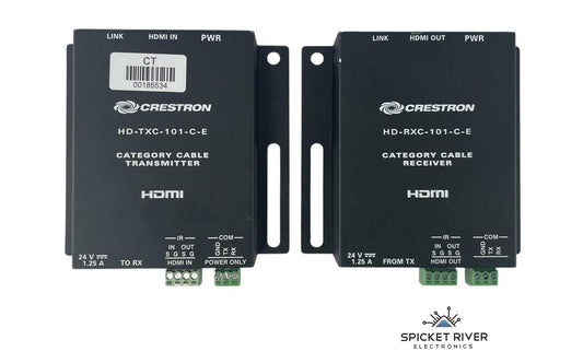 Crestron HD-TXC-101-C-E Transmitter HD-RXC-101-C-E Receiver Category Cable Combo