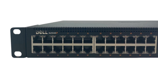 Dell N2048P E05W 48-Port PoE+ Gigabit Ethernet Network Switch 2x SFP+