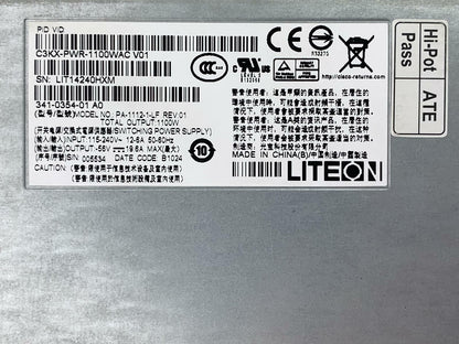 Cisco Catalyst C3KX-PWR-1100WAC V01 1100W AC Power Supply