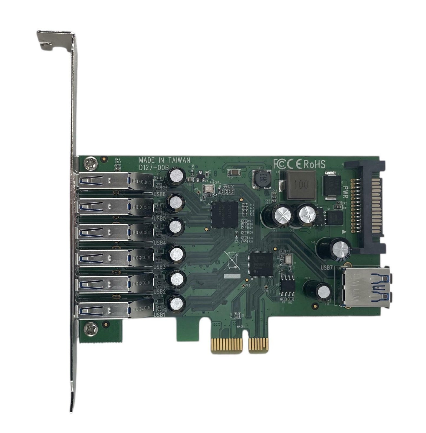 StarTech PEXUSB3S7 7-Port USB 3.0 SuperSpeed PCIe Adapter Card