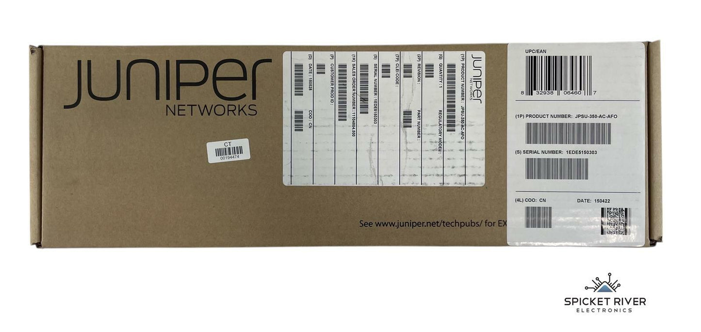 Juniper JPSU-350-AC-AFO DPS-350AB-22 B 350W Switching Power Supply