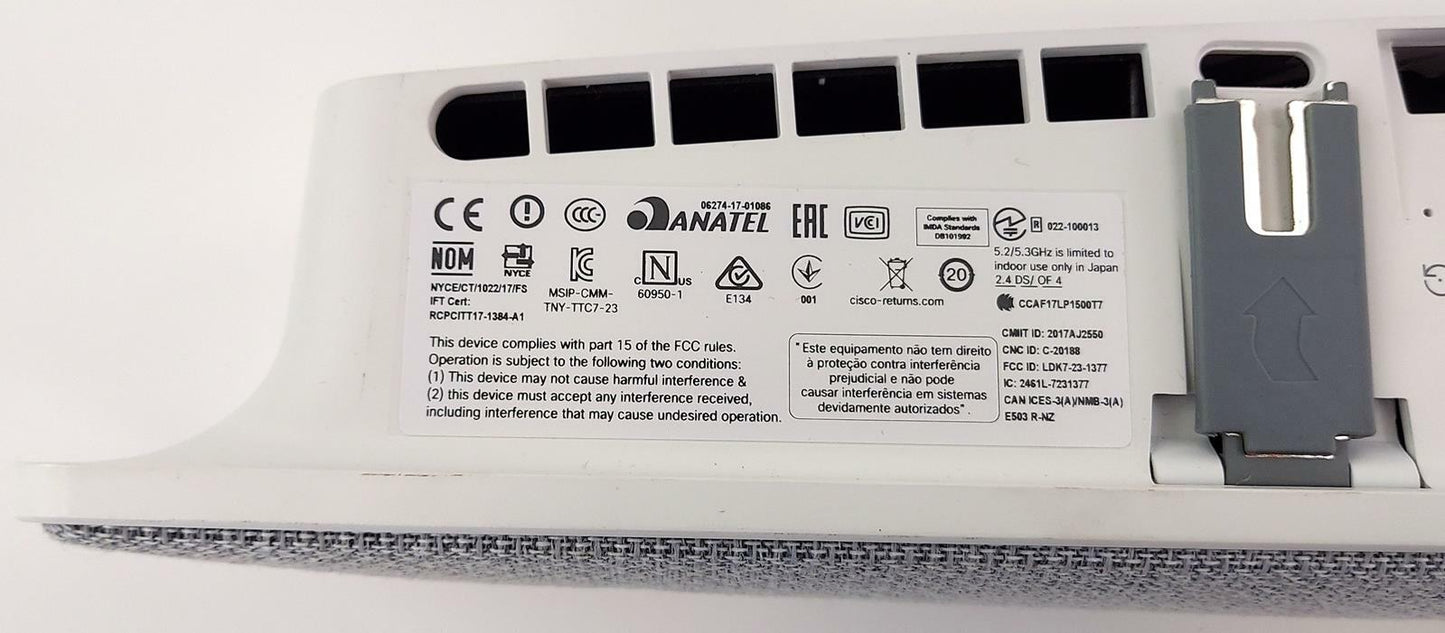 Cisco WebEx Spark Room Kit TTC7-23 Camera Bar Telepresence Unit