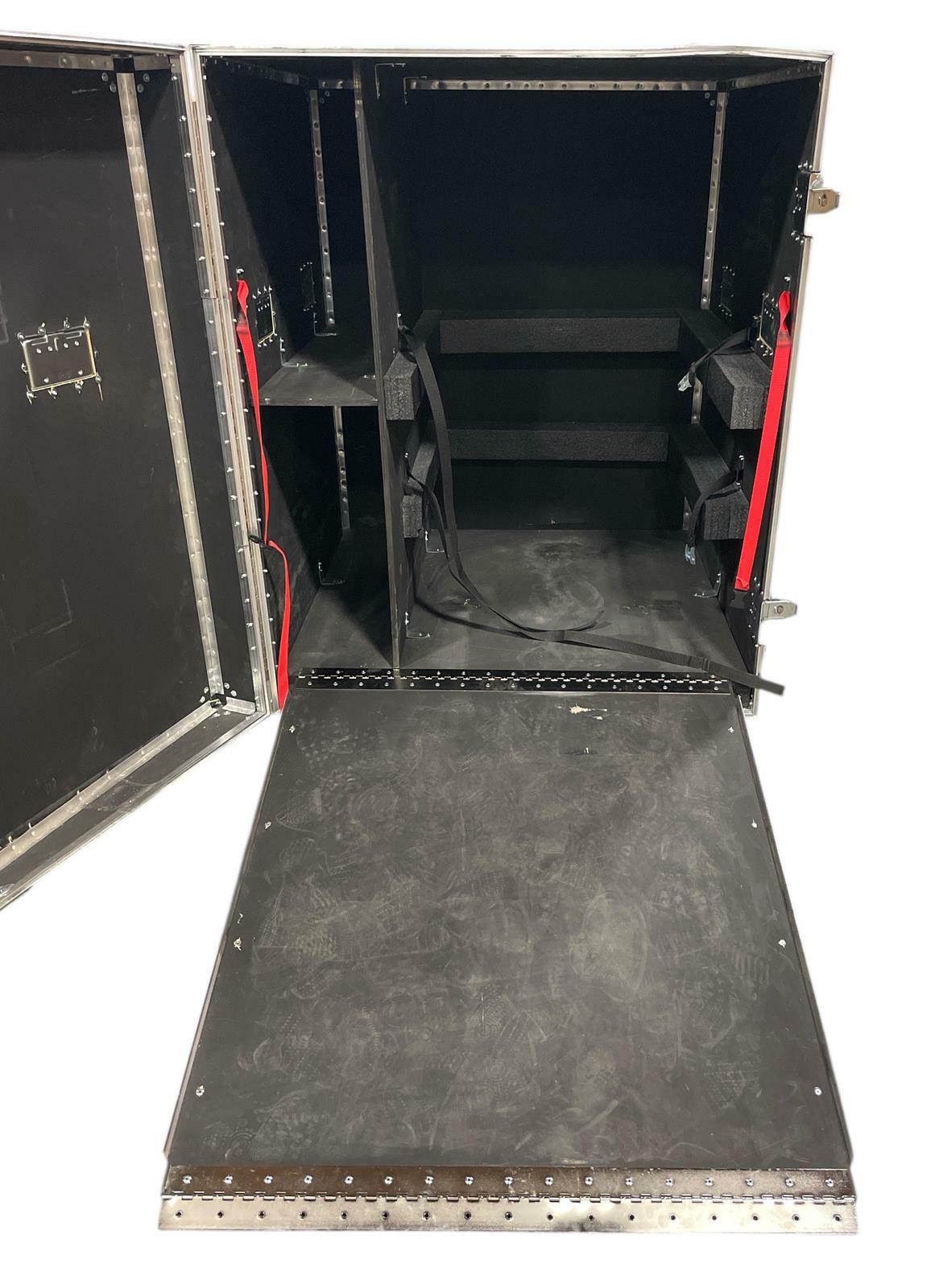 Rugged Storage / Transport Case on Wheels w/ Built-In Ramp 53"x43"x40" - READ