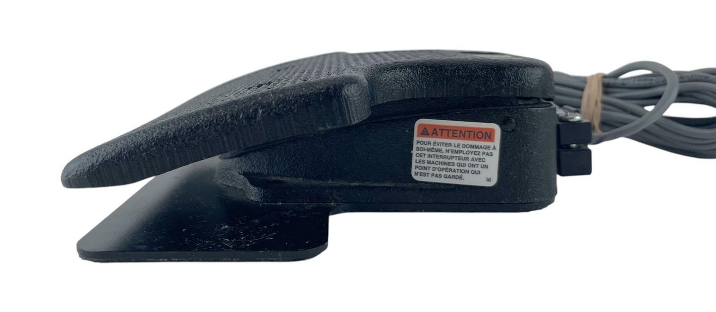 LineMaster Clipper 642-S Single Pedal Footswitch 3-Pin 10ft Cable