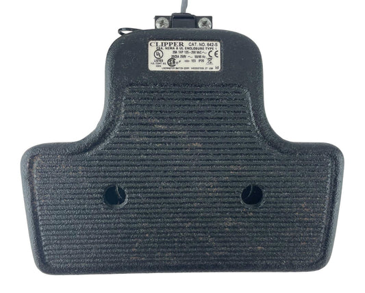 LineMaster Clipper 642-S Single Pedal Footswitch 3-Pin 10ft Cable