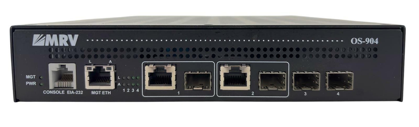 MRV Comm. OS-904 2 Tri-Mode - RJ45 10/100/1000BaseT Managed Switch