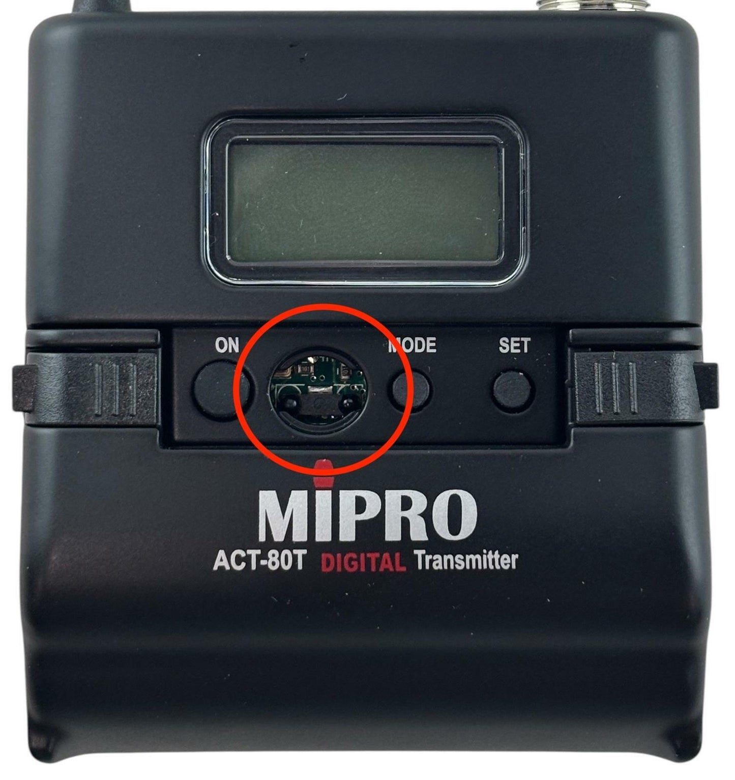MiPro ACT-80T Wideband Digital Bodypack Transmitter 6E Freq w/ MU-53L Mic - READ
