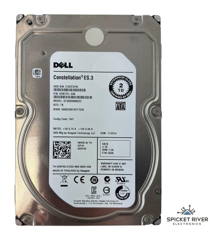 Dell Constellation ST2000NM0033 ES.3 2TB SATA 7.2K RPM 3.5-Inch Hard Drive HDD