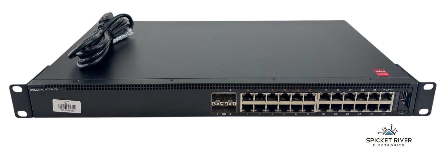 Dell EMC N1124P-ON E18W 24-Port Gigabit Ethernet Network Access Switch