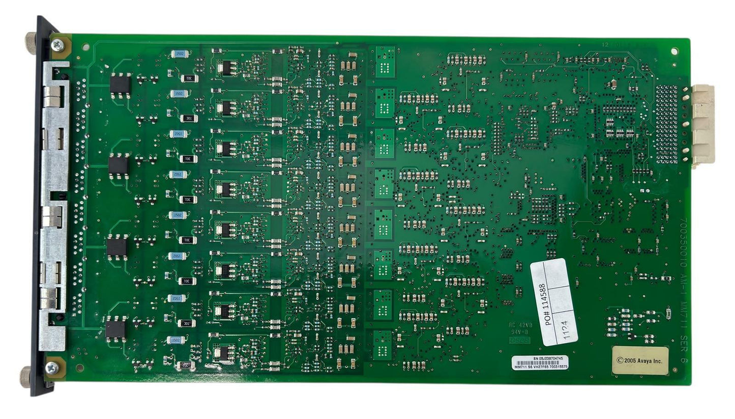 Avaya MM711 VH27 Analog Media Module PN: 700315575