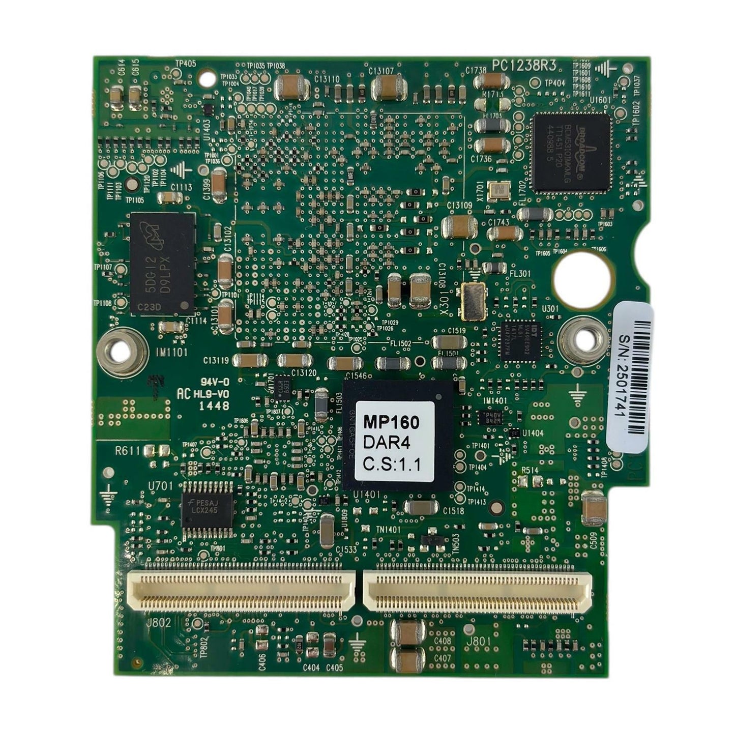 Avaya MP160 DSP Module G450 Media Gateway Processor w/ Daughter Board