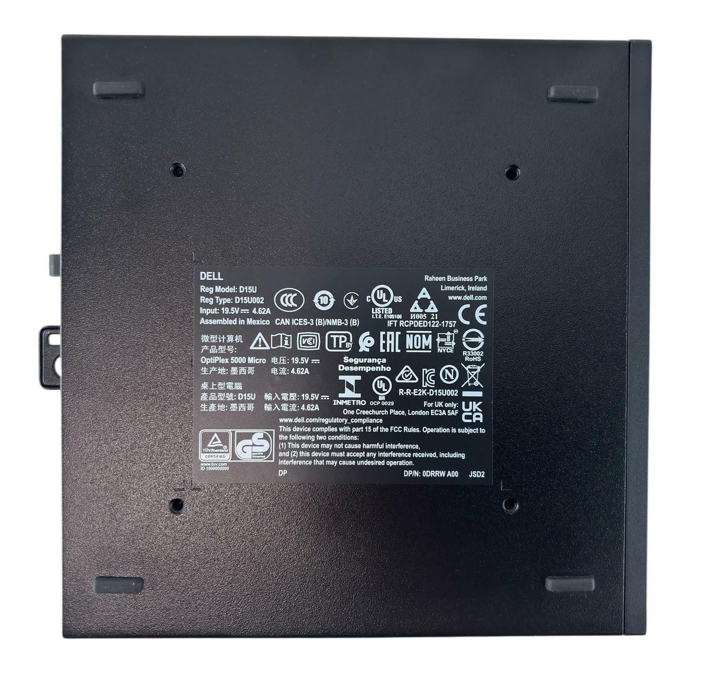 Dell OptiPlex 5000 Micro 4.20GHz 6-Core i5-12400T 256GB SSD 16GB RAM Win11 Pro