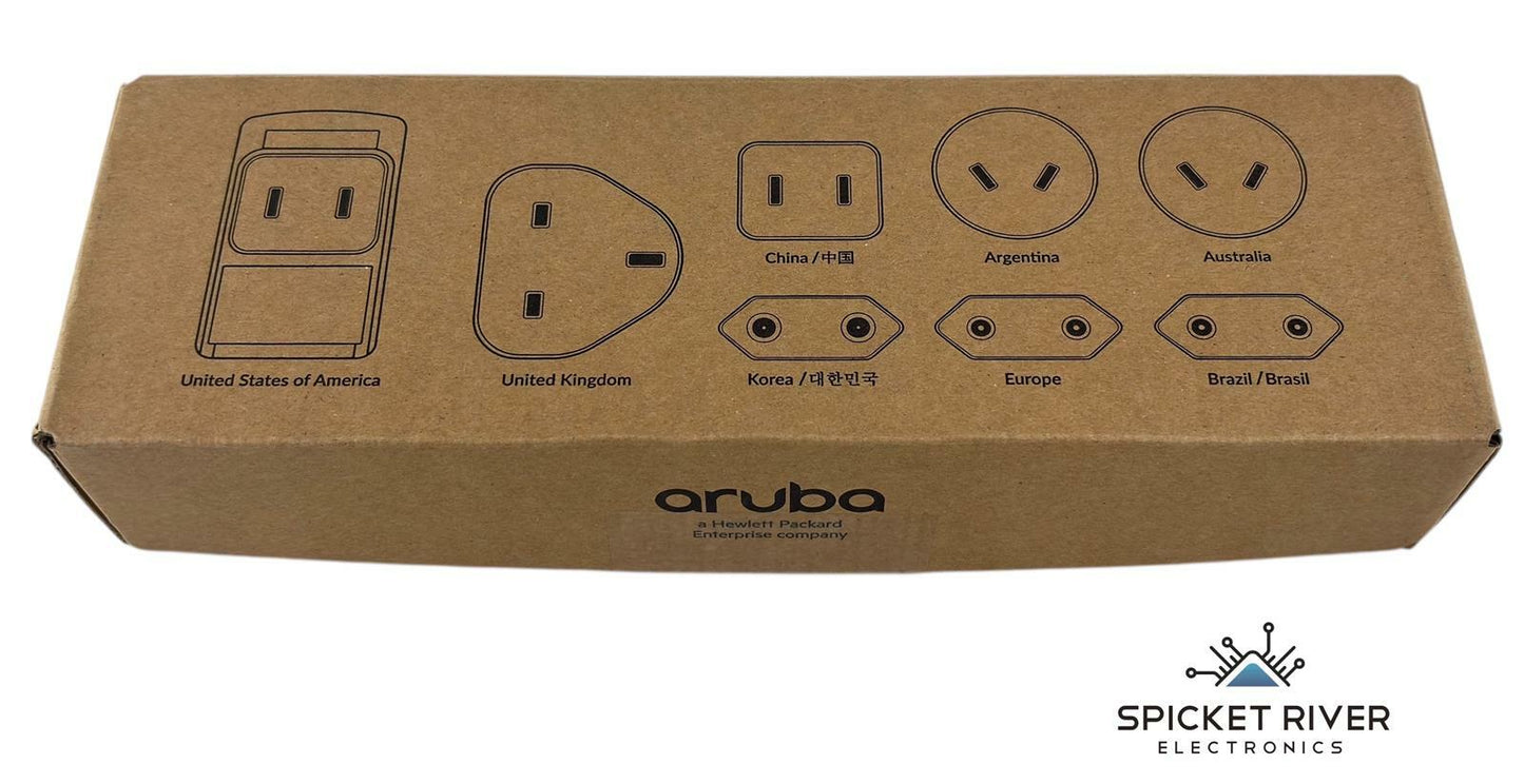 NEW - Open Box - HPE Aruba UXI Power Supply Adapter Kit WW Global, Model: R3T90A
