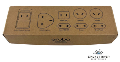 NEW - Open Box - HPE Aruba UXI Power Supply Adapter Kit WW Global, Model: R3T90A