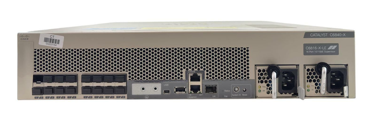 C6816 Cisco Catalyst C6816-X-LE 16-Port 10/1GbE SFP+ Supervisor C6840-X Swit ...