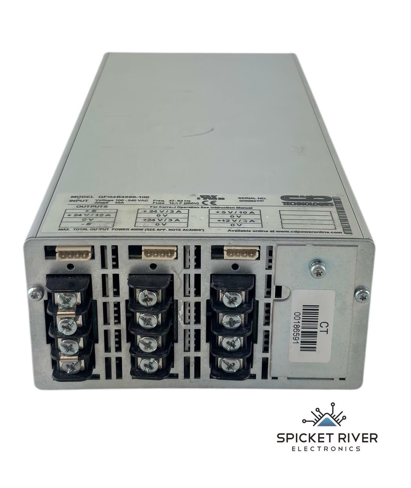 C&D Technologies QFG4B4560-100 400W 100-240 VAC 10A Power Supply