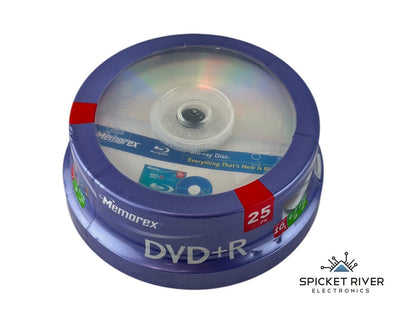 NEW - Memorex DVD+R 25-Pack Writable Discs 16x 4.7GB, 120min Video