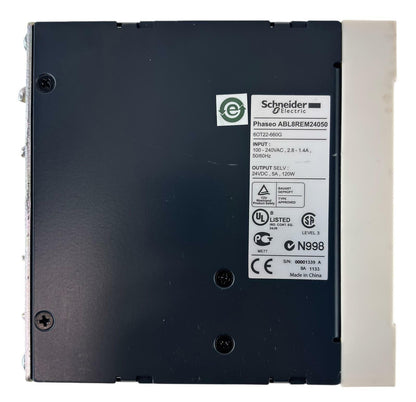 Schneider Electric Phaseo ABL8REM24050 120W Power Supply Module
