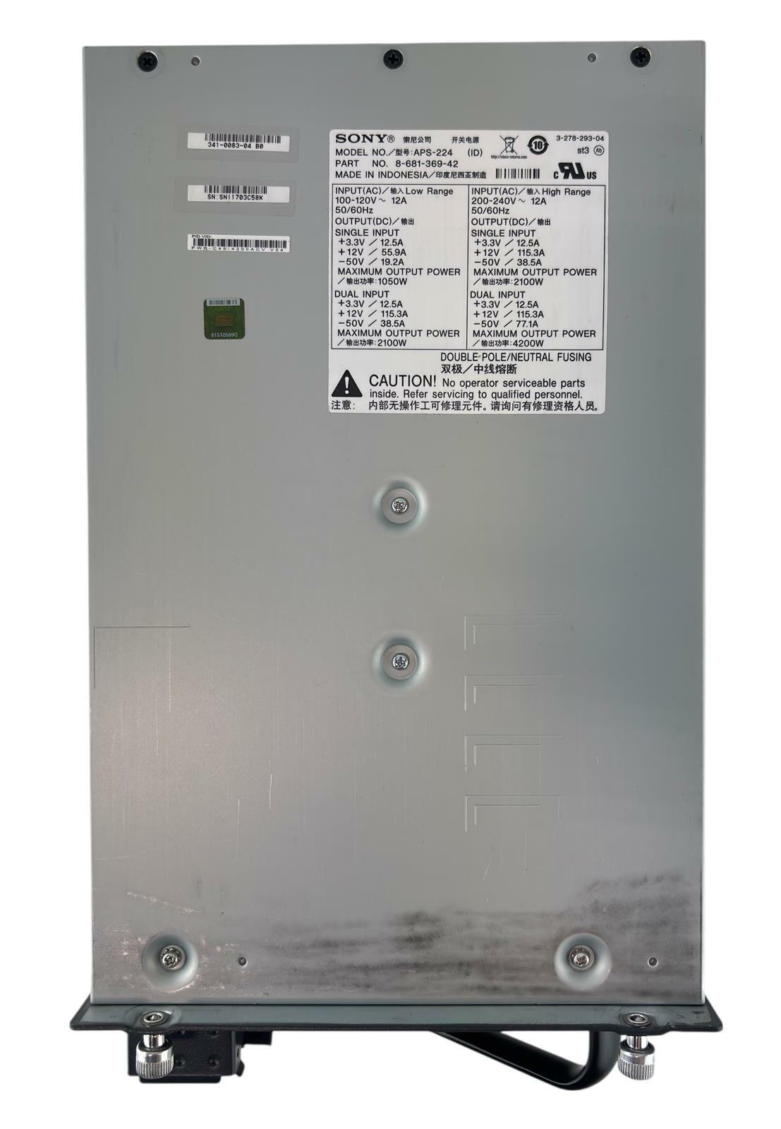 Cisco PWR-C45-4200ACV V04 Catalyst 4500 Series 4200W Power Supply