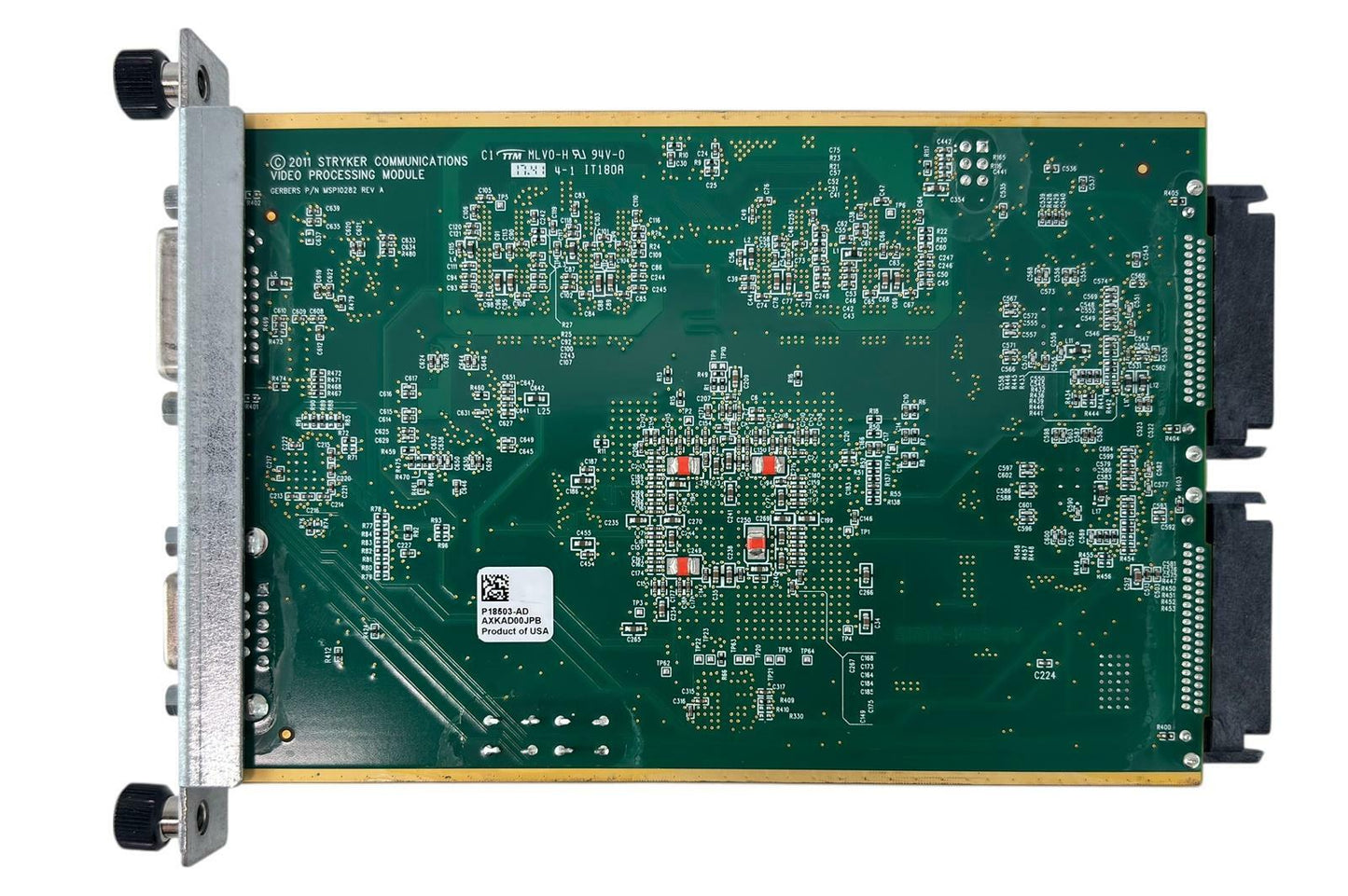 Stryker Communications MSP10282 Video Processing Module Card Board