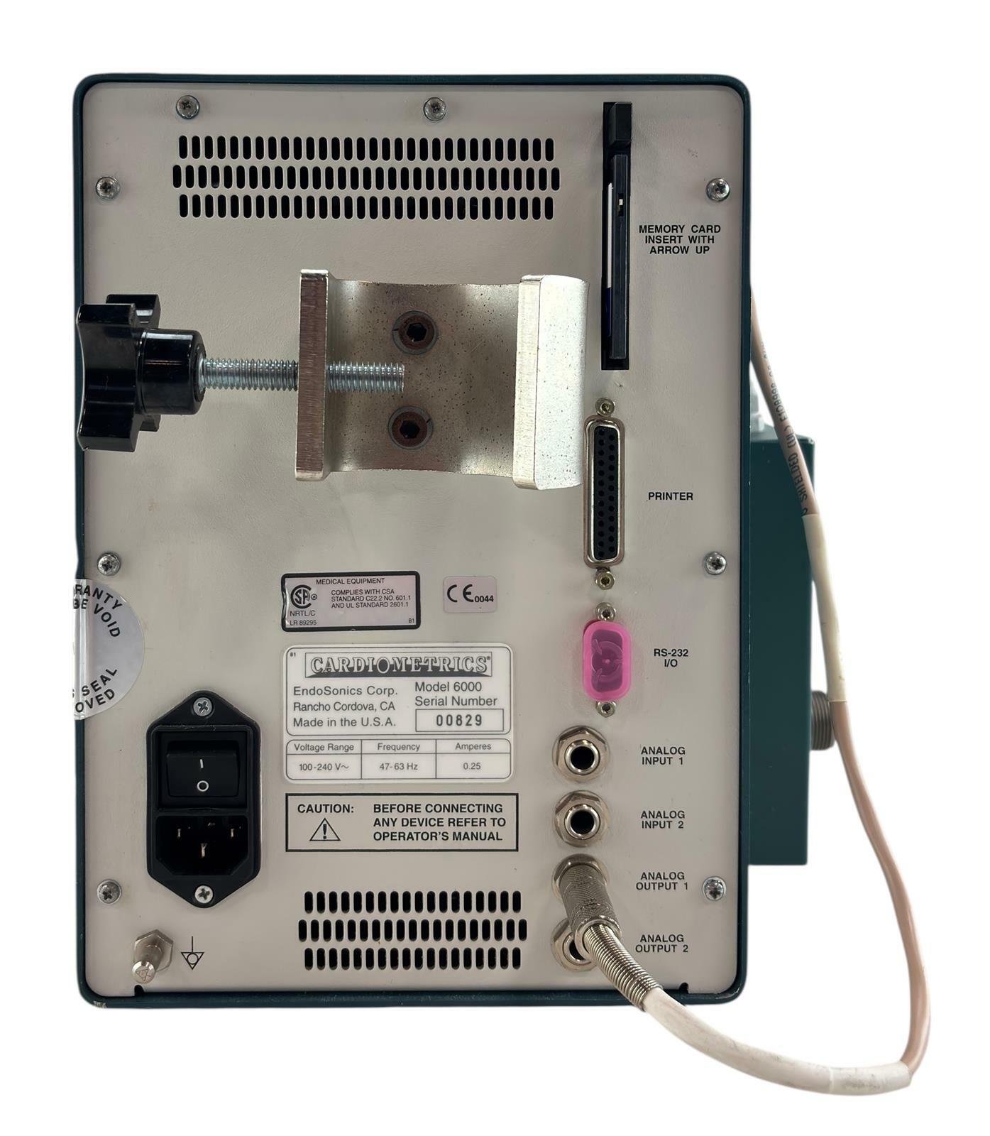 EndoSonics Cardiometrics Model 6000 WaveMap Pressure Guide Wire System