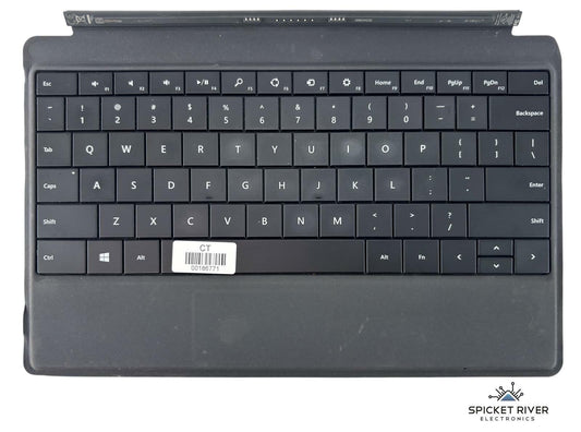 Microsoft 1602 Power Keyboard Cover for Surface Pro / Pro 2 - Black - READ