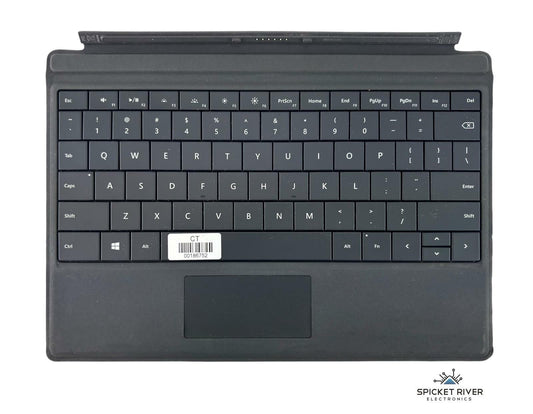 Microsoft Surface 3 Type Cover 1654 Backlit Keyboard - Black