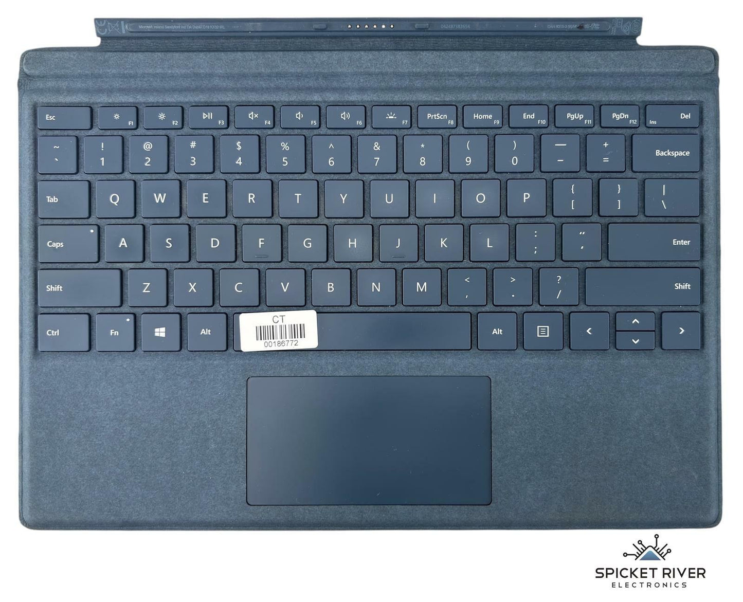 Genuine Microsoft Surface Pro 3, 4 1725 Type Cover Keyboard - Teal Blue