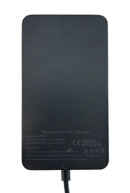 OEM Microsoft A1706 Replacement 65W AC Adapter for Surface Pro Book