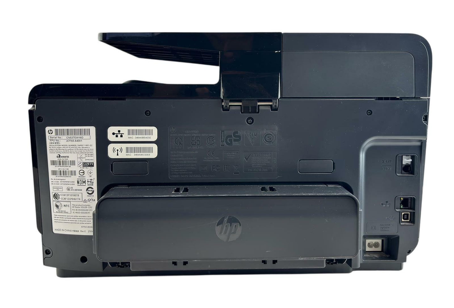 HP OfficeJet Pro 8620 AIO Wireless Color Printer / Scanner / Fax / Copy - READ