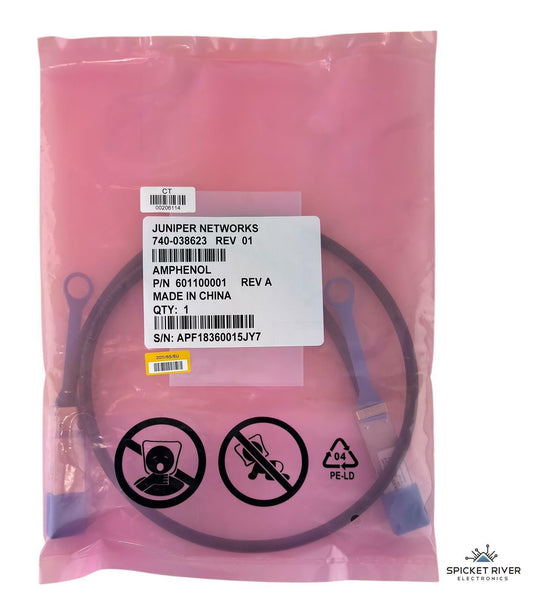 NEW - Juniper Networks 740-038623 1M Molex QSFP+ Cable