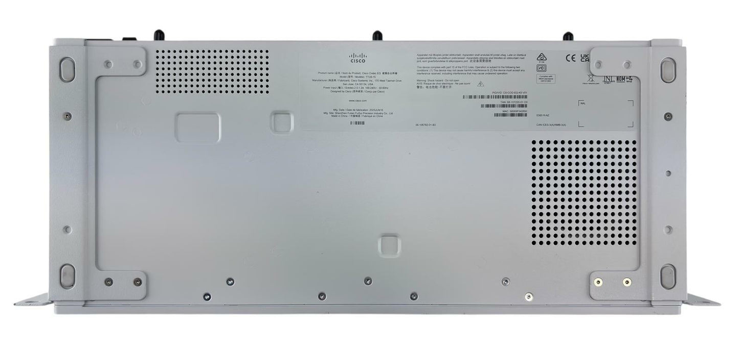 Cisco TTC6-15 Codec EQ CS-COD-EQ-K9 V01 w/ Rack Ears