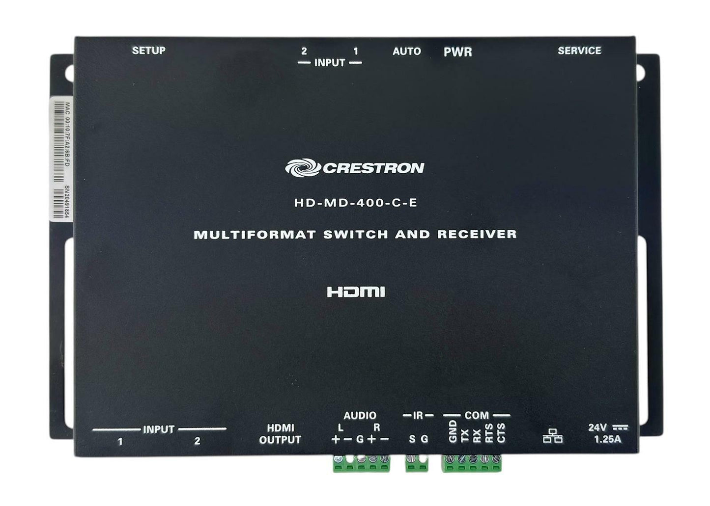 Crestron HD-MD-400-C-E Multiformat Switcher Receiver - Receiver Only 6507781