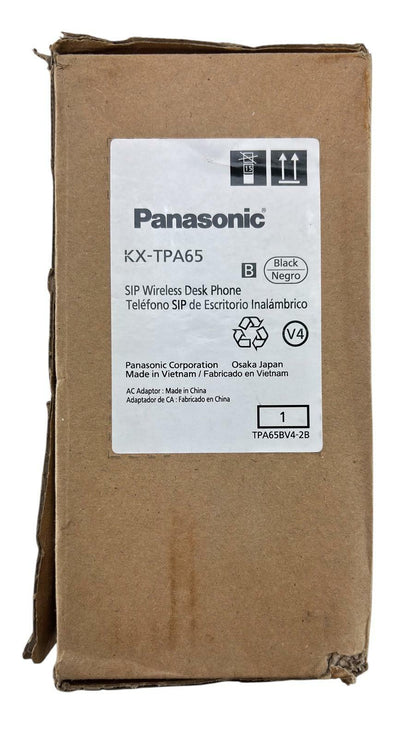 NEW - Open Box Panasonic KX-TPA65 SIP Wireless Desktop Business Phone Color LCD