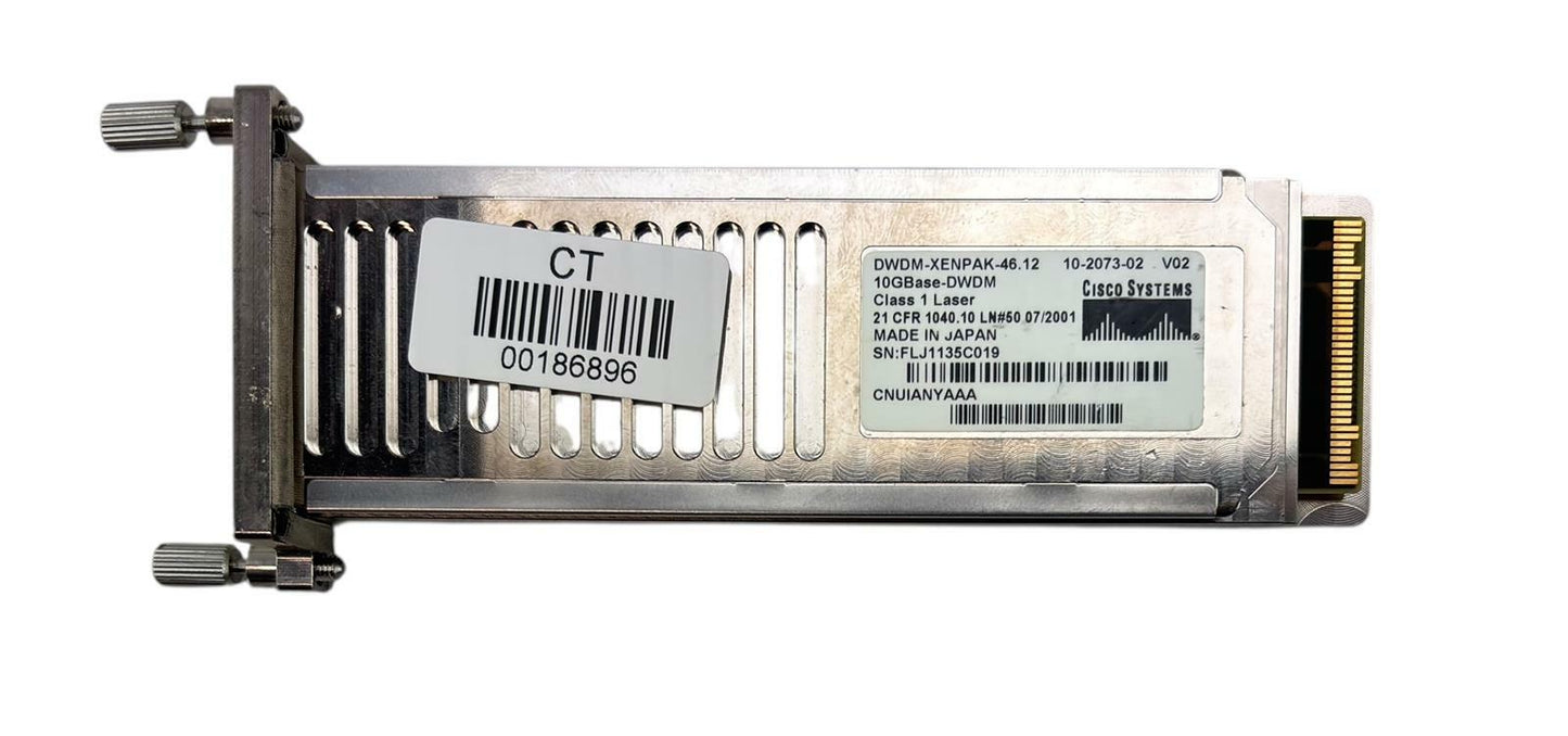 Cisco 10-2073-02 DWDM-XENPAK-46.12 10G Base 1546.12nm Fiber Transceiver