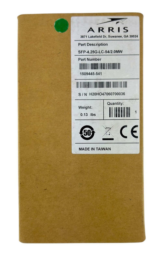 NEW - Open Box - Arris SFP-4.25G-LC-54/2.0MW Fiber Transceiver 1509445-541