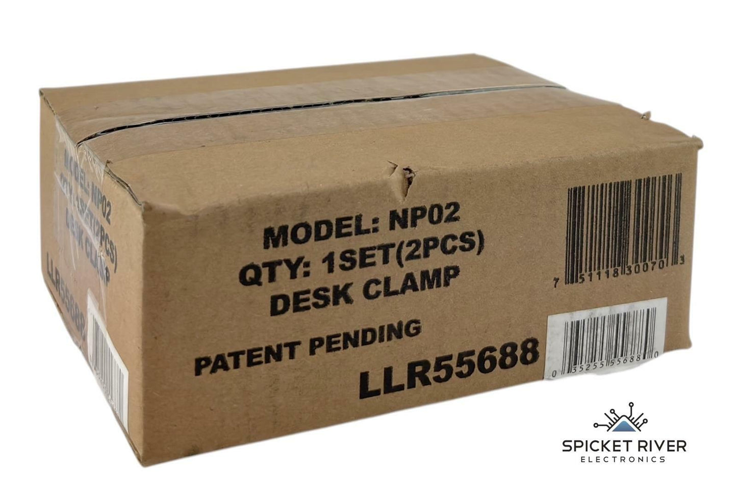 NEW - Set of 2 - Unbranded Heavy Duty Desk C-Clamp - Model NP02