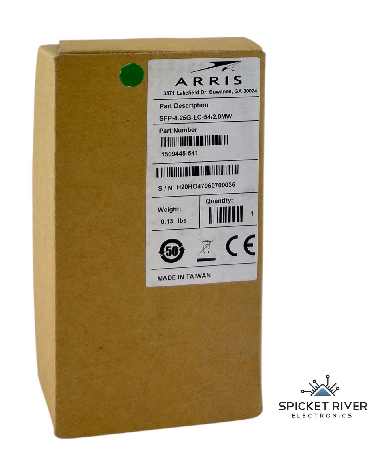 NEW - Open Box - Arris SFP-4.25G-LC-54/2.0MW Fiber Transceiver 1509445-541