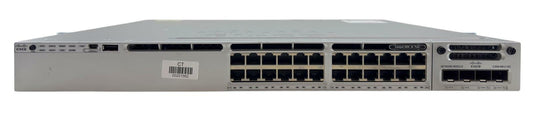 Cisco WS-C3850-24P-S V04 Catalyst 3850 24-Port PoE+ w/ C3850-NM-2-10G 2x10G SFP+