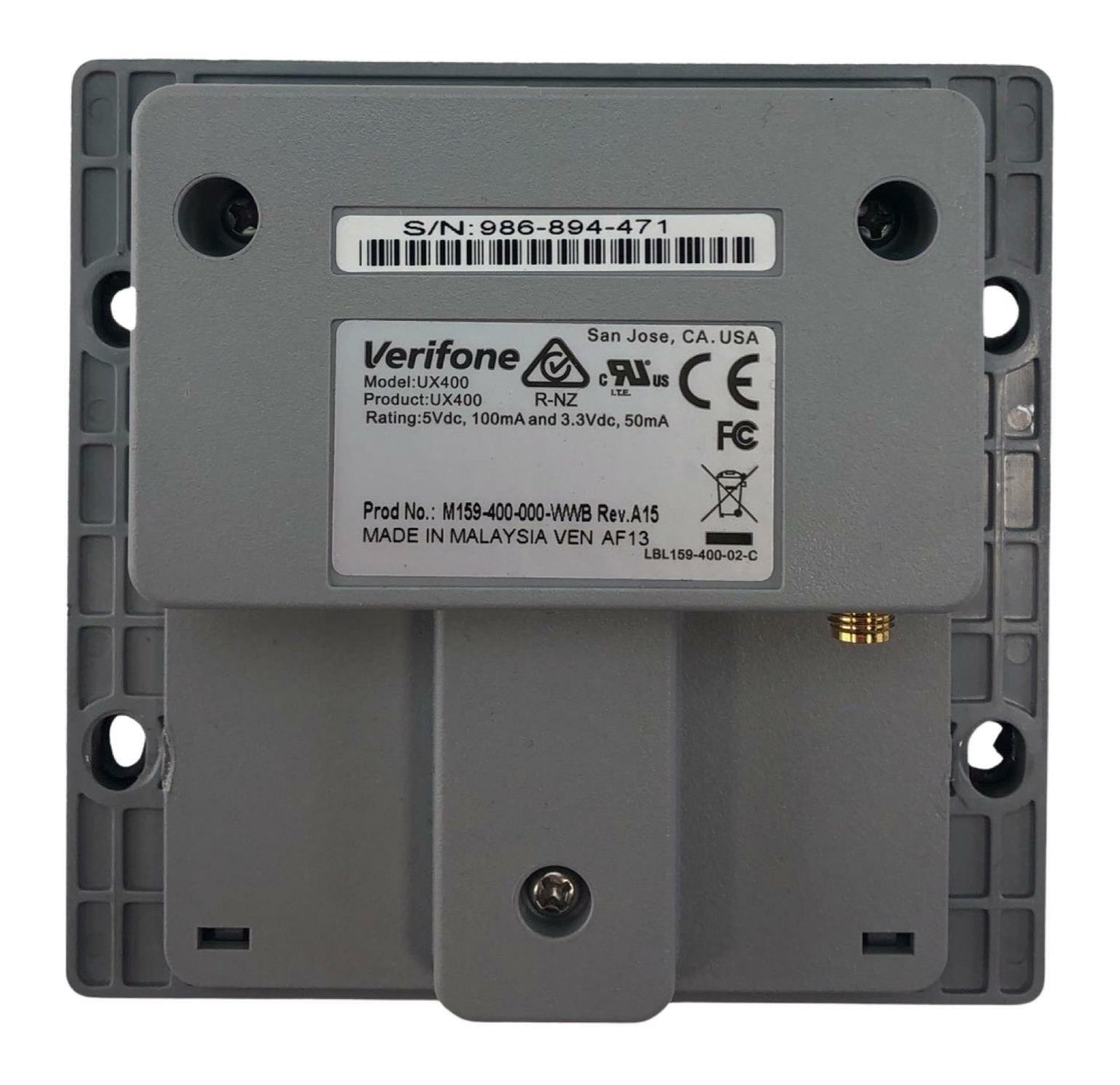 Gilbarco Verifone UX400 Global Contactless Card Reader Module