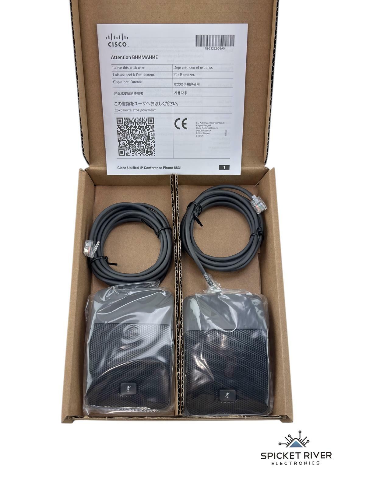 NEW - Open Box - Cisco CP-MIC-WIRED-S V01 UC Phone Wired Mic Kit 74-11134-01