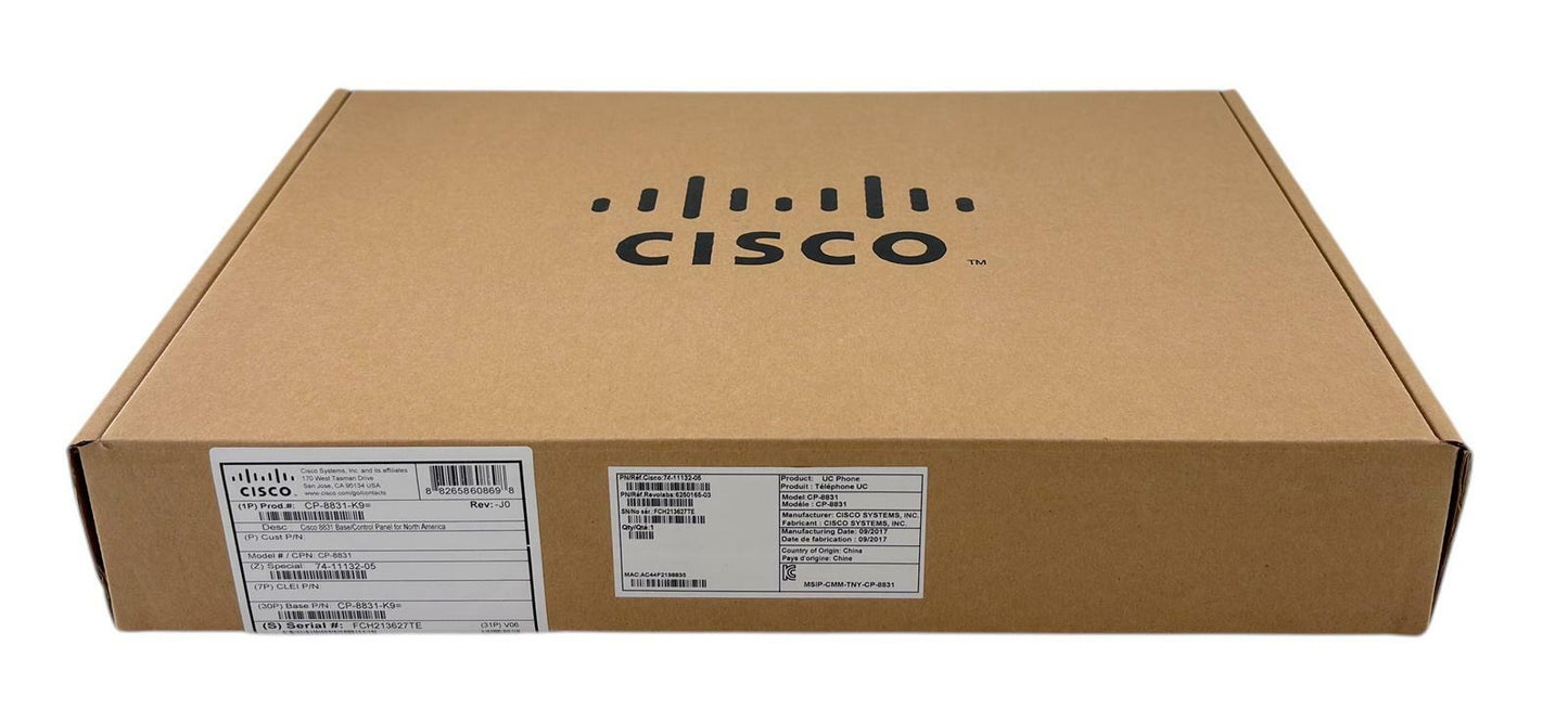 NEW - Lot of 5 - Cisco CP-8831-BASE-S V06 IP Conference Phone Base & Control Pad