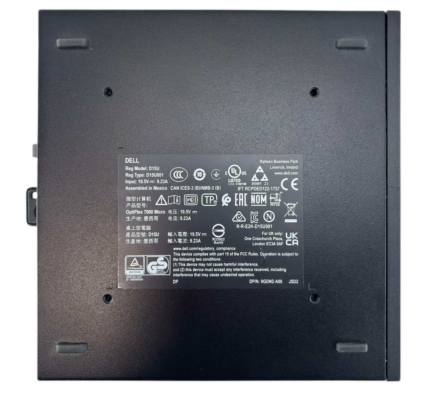 Dell OptiPlex 7000 Micro 4.80GHz 12-Core i7-12700 256GB SSD 16GB RAM Win 11 Pro