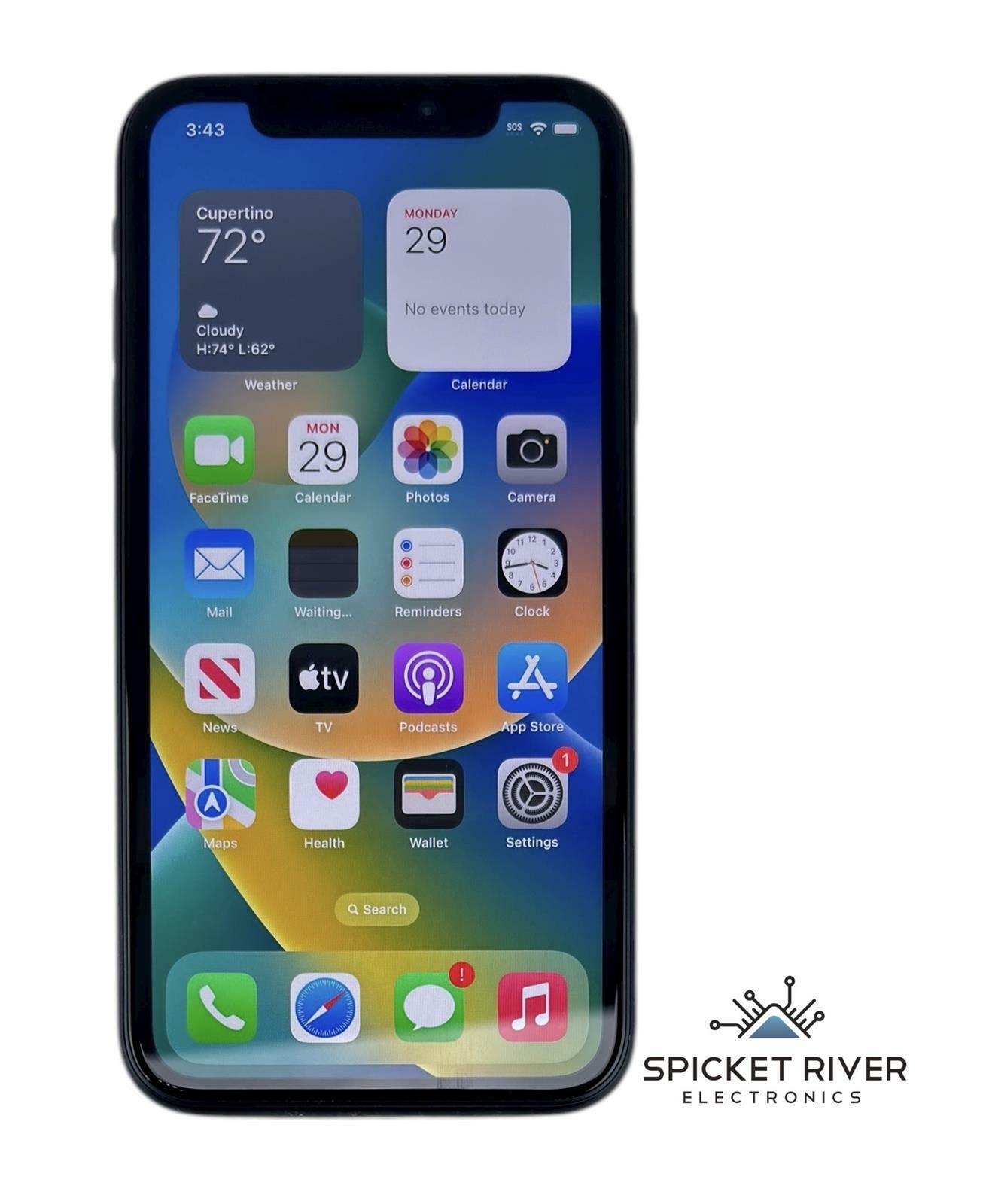 Apple iPhone XR A1984 - 64GB Unlocked - Black iOS Smartphone