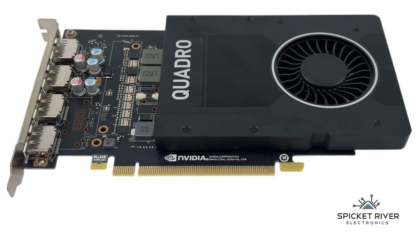 Nvidia Quadro P2200 PCIe 5GB GDDR5X 4x Display Port Graphics Card