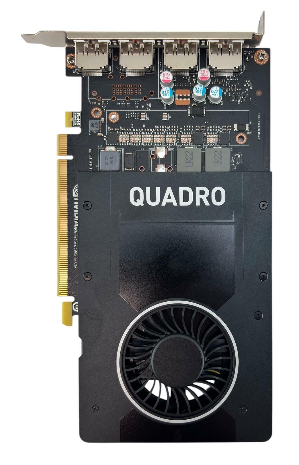 Nvidia Quadro P2200 PCIe 5GB GDDR5X 4x Display Port Graphics Card