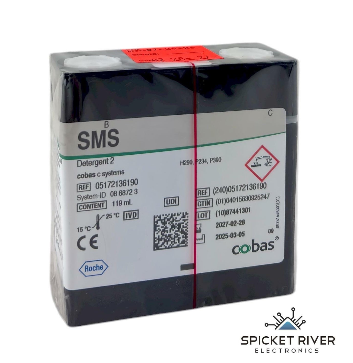 Roche 05172136190 Detergent 2 for Cobas C Systems 119mL Exp. 2027