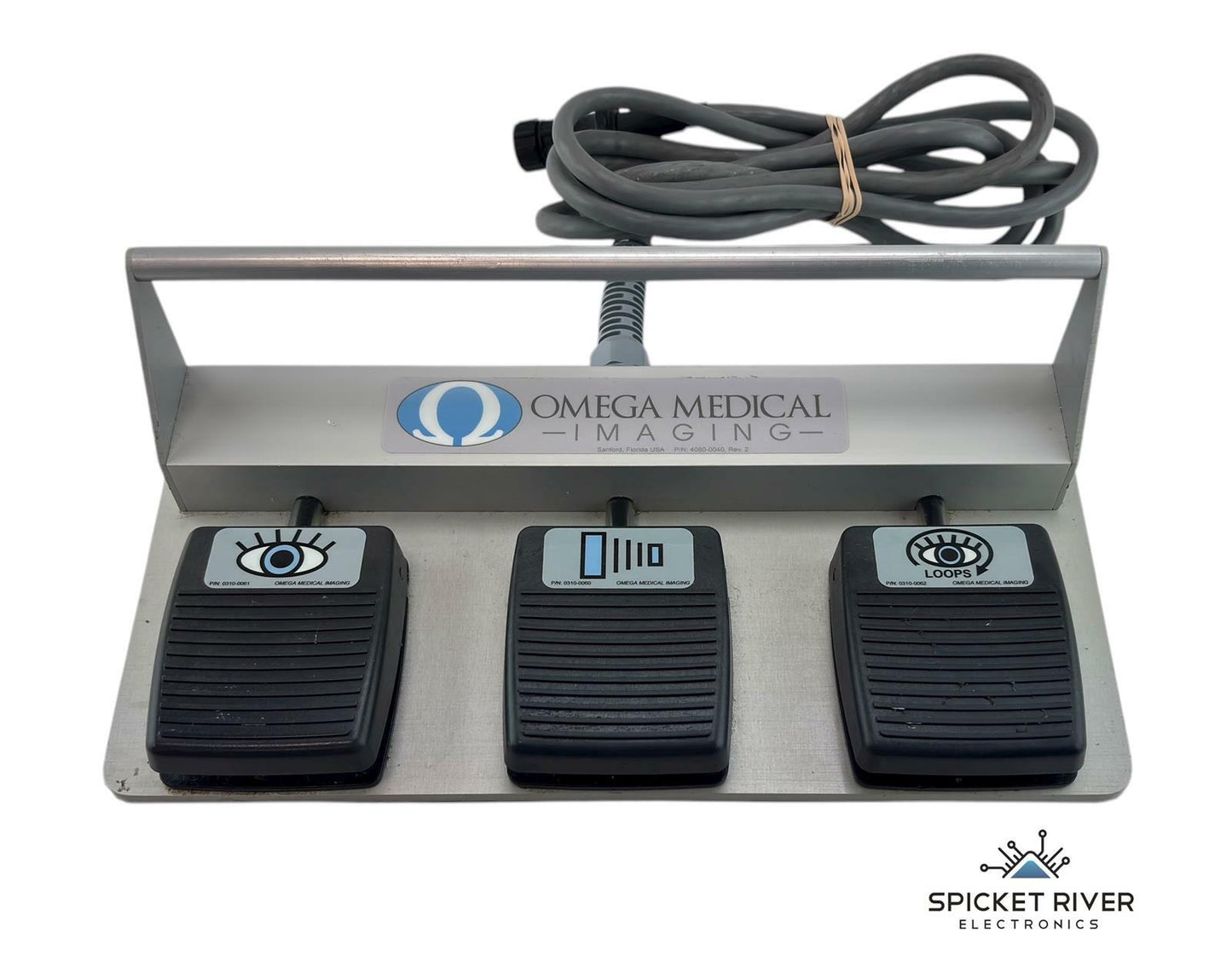 Aquiline / Omega 1120-0052 Three Position Foot Switch Pedal - READ