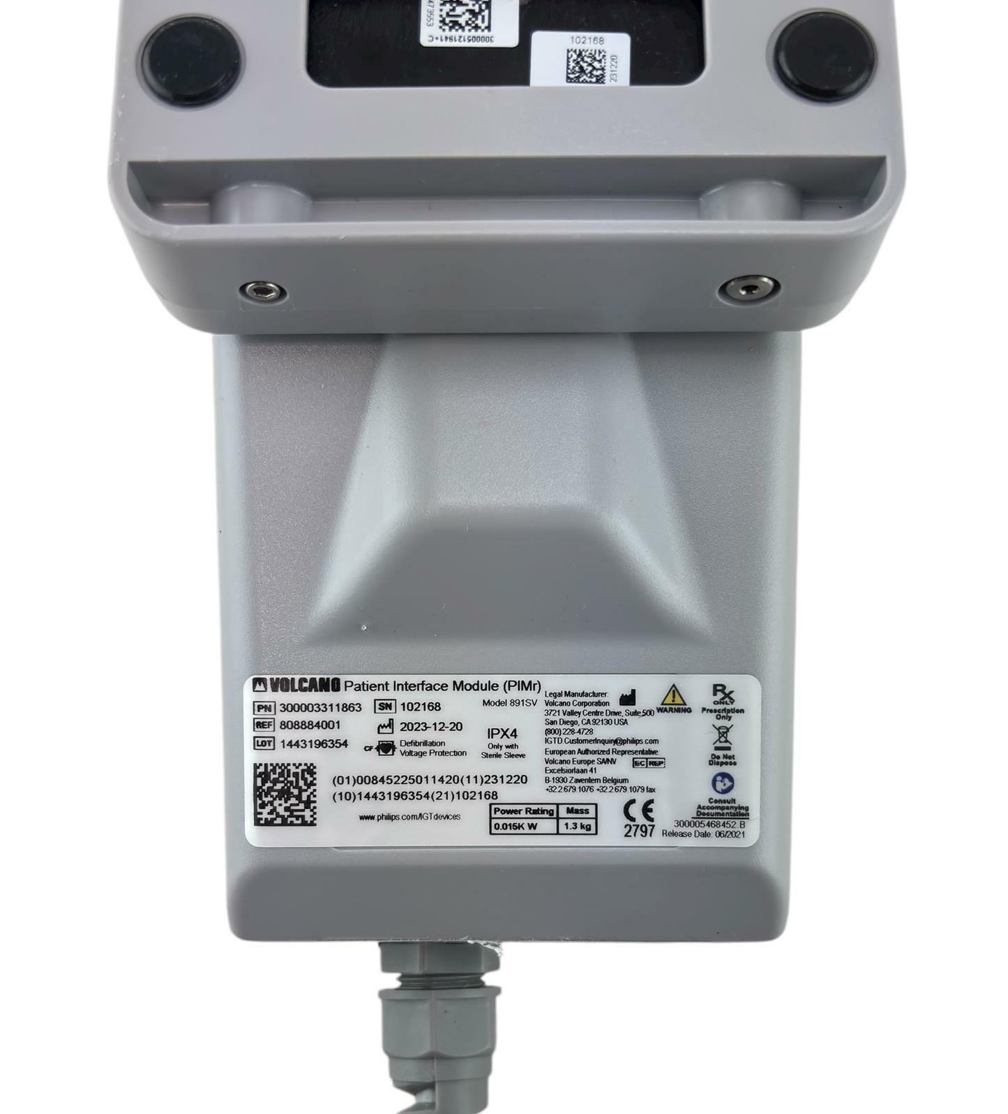 Philips Volcano 891SV Patient Interface Module REF: 808884001 / PN: 300003311863